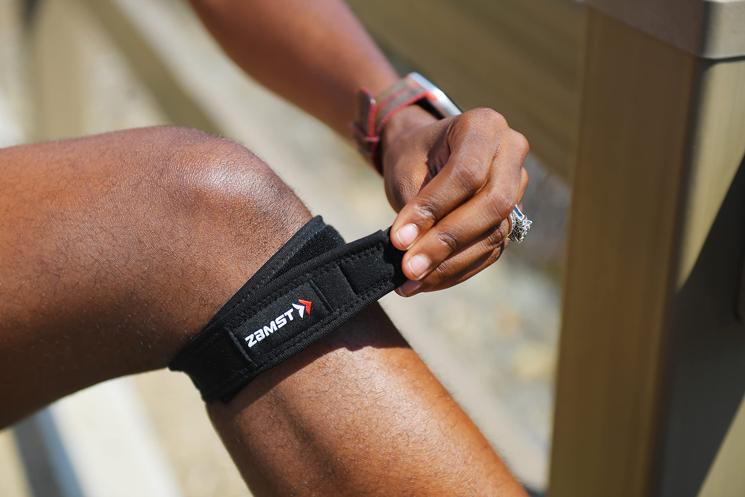 Amazon.co.jp: Zamst JKバンド スポーツ 膝蓋骨バンド 圧力パッド付き